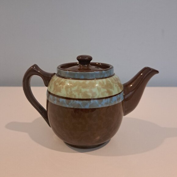 Vintage Sadler Staffordshire, England Brown Betty Glazed Single Serve Teapot - Picture 3 of 15